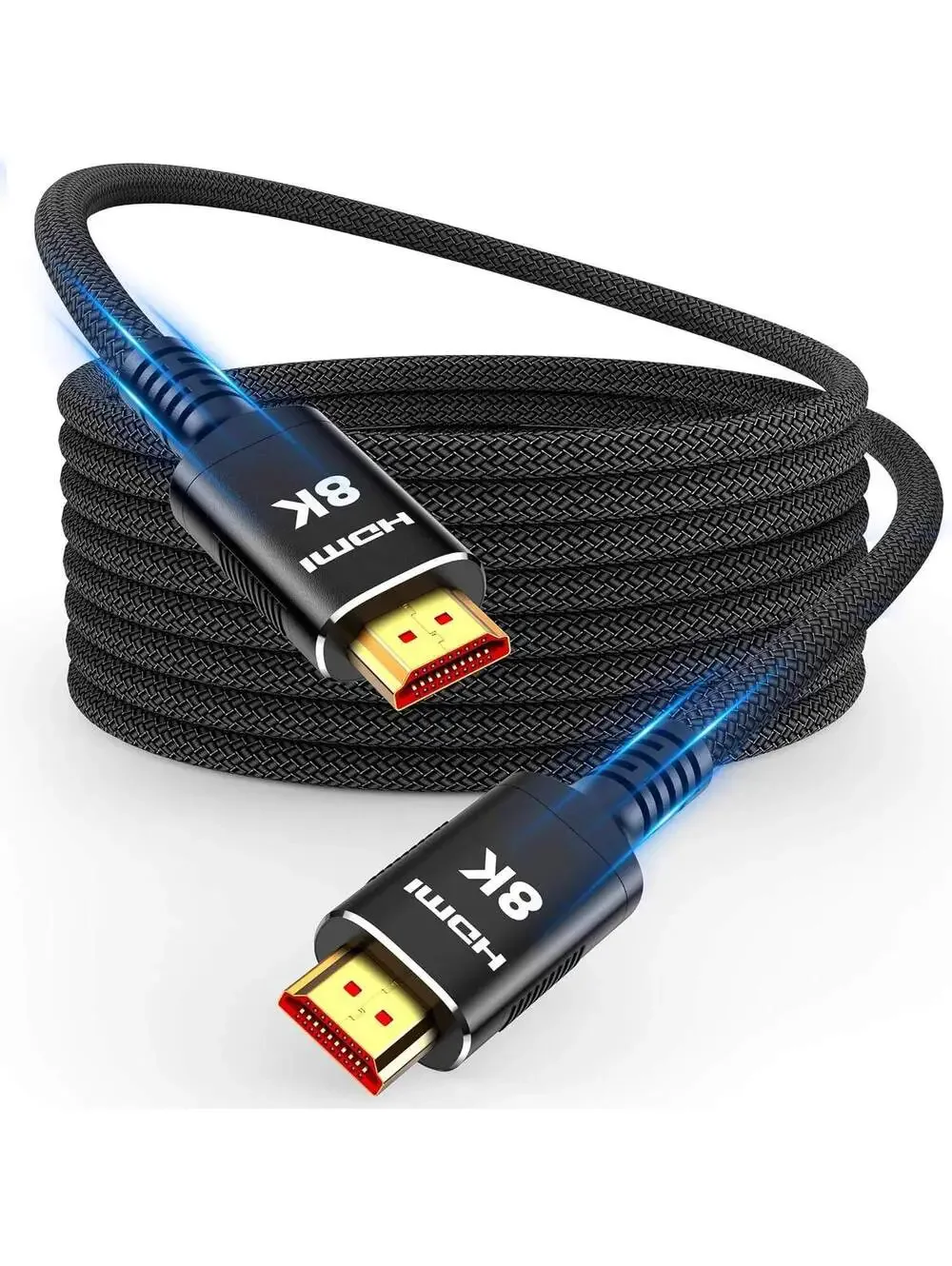 8K HDMI Fiber Optic Cable 2.1, 75FT, 48Gbps UHD Unidirectional